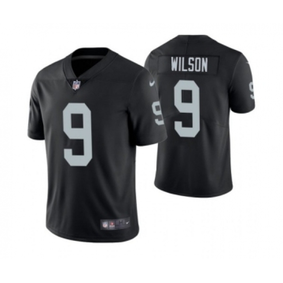 Men's Las Vegas Raiders #9 Tyree Wilson Black 2023 Draft Vapor Limited Stitched Football Jersey - Ujersey