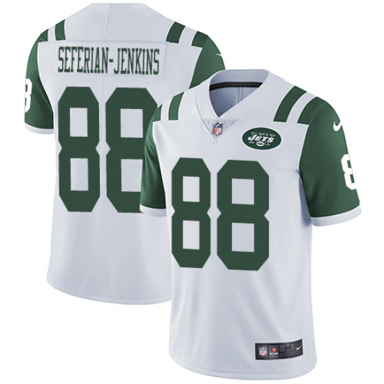 Youth Nike New York Jets #88 Austin Seferian-Jenkins Elite White NFL Jersey - Ujersey