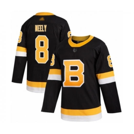Men's Boston Bruins #8 Cam Neely Authentic Black Alternate Hockey Jersey - Ujersey
