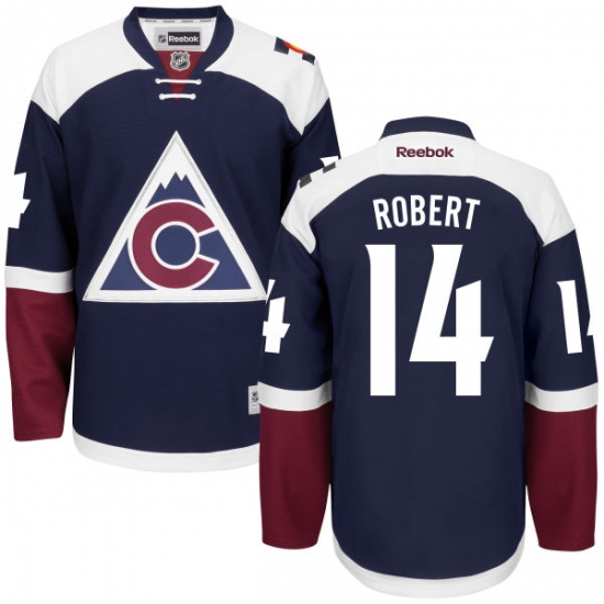 Women's Reebok Colorado Avalanche #14 Rene Robert Premier Blue Third NHL Jersey - Ujersey