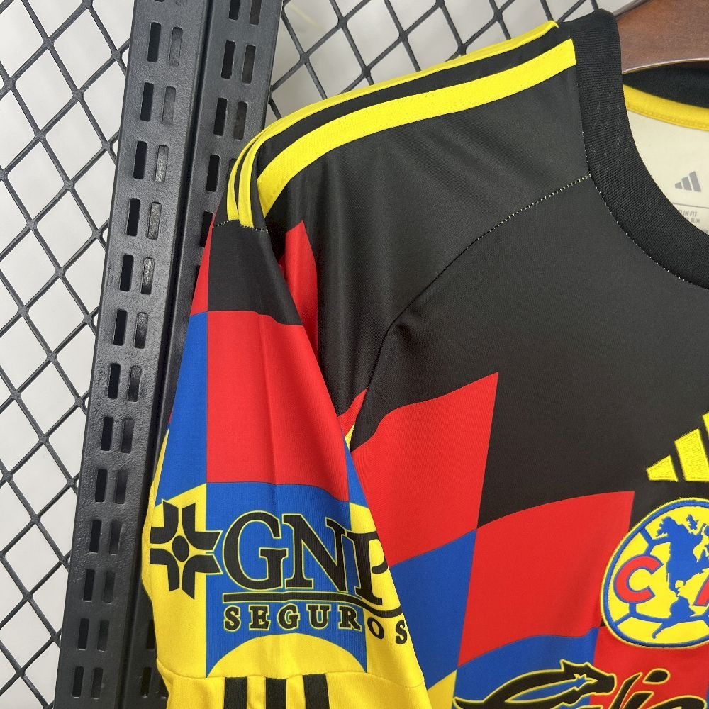 Club America Soccer Jersey Home Long Sleeve Custom Shirt 2025/26 - ujerseystore
