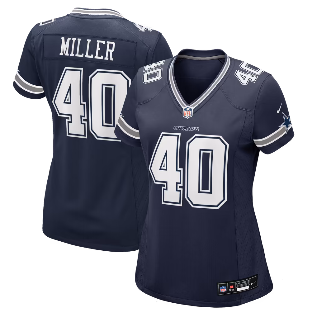 Women's Dallas Cowboys Von Miller Nike Navy Game Jersey - Ujersey