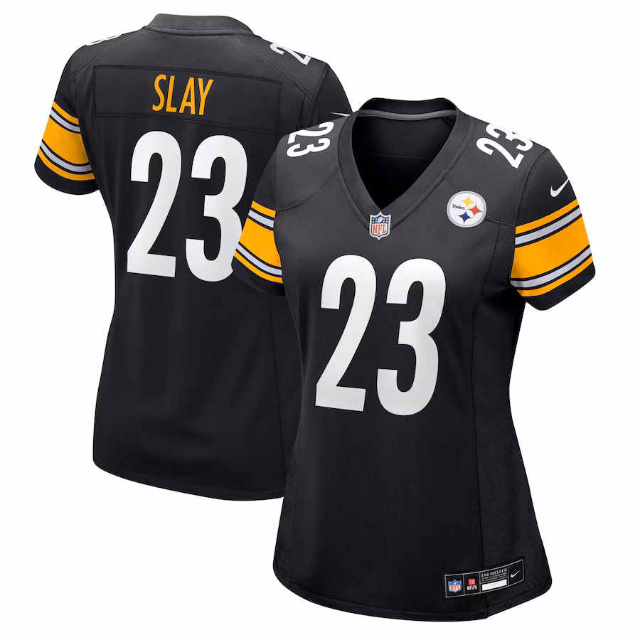 Women's Pittsburgh Steelers Darius Slay Nike Black Team Game Jersey - Ujersey