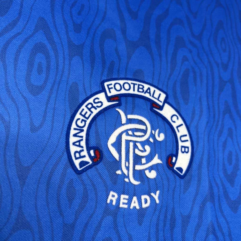 Rangers FC Retro Soccer Jersey Home Custom Shirt 1990-92 - ujerseystore