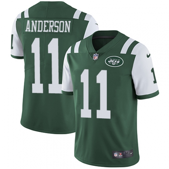 Youth Nike New York Jets #11 Robby Anderson Elite Green Team Color NFL Jersey - Ujersey