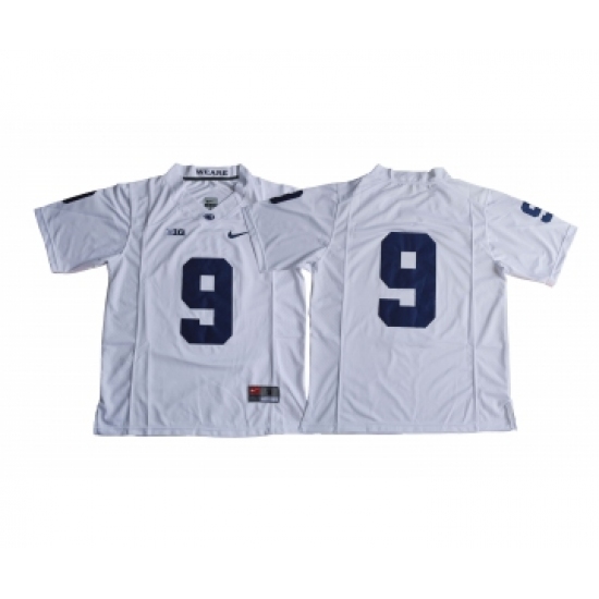 Penn State Nittany Lions 9 Trace McSorley White College Football Jersey - Ujersey