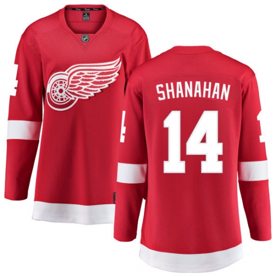 Women's Detroit Red Wings #14 Brendan Shanahan Fanatics Branded Red Home Breakaway NHL Jersey - Ujersey