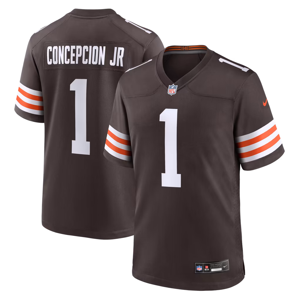 Men's Cleveland Browns KC Concepcion Jr. Nike Brown Team Game Jersey - Ujersey