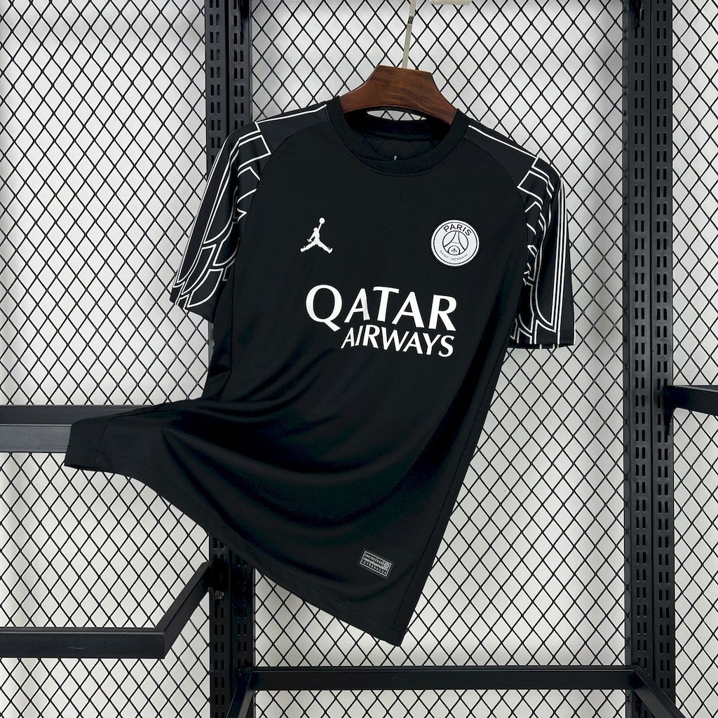 PSG Football Jersey Black Special Edition Custom Shirt 2024/25 - ujerseystore