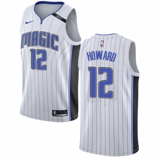 Men's Nike Orlando Magic #12 Dwight Howard Swingman NBA Jersey - Association Edition - Ujersey
