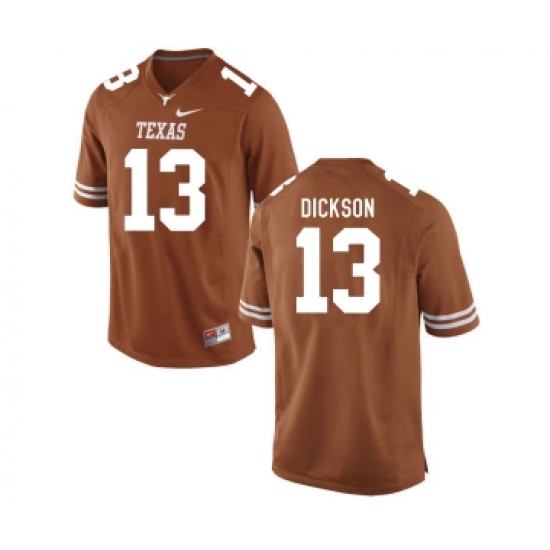 Texas Longhorns 13 Michael Dickson Brunt Orange College Football Jersey - Ujersey