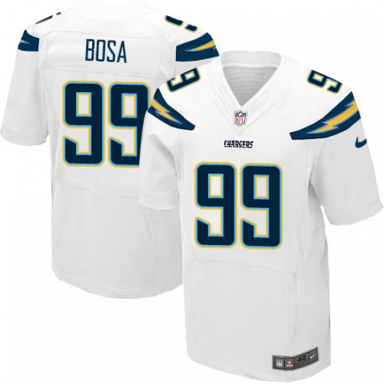 Men's Nike Los Angeles Chargers #99 Joey Bosa Elite White NFL Jersey - Ujersey