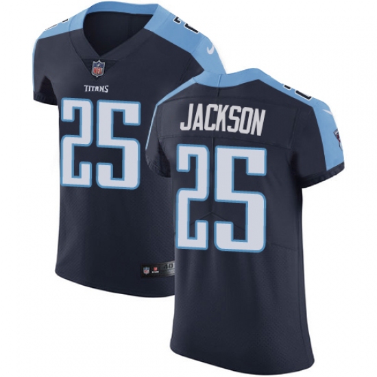Men's Nike Tennessee Titans #25 Adoree' Jackson Navy Blue Alternate Vapor Untouchable Elite Player NFL Jersey - Ujersey