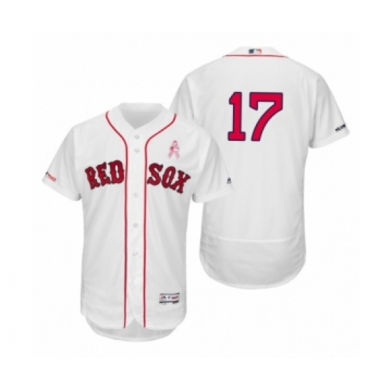 Men's Nathan Eovaldi Boston Red Sox #17 White 2019 Mothers Day flex base Jersey - Ujersey