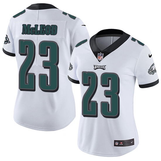 Women's Nike Philadelphia Eagles #23 Rodney McLeod White Vapor Untouchable Limited Player NFL Jersey - Ujersey
