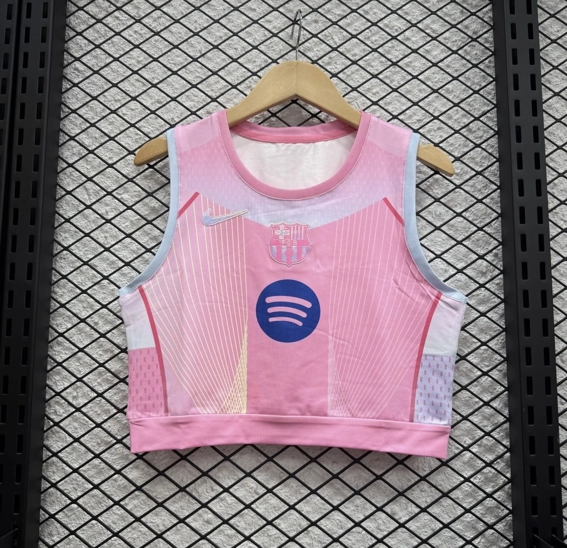 Barcelona Women's Vest Pink Special Edition Soccer Jersey 2025/26 - Ujersey NHL