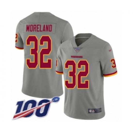 Youth Washington Redskins #53 Jon Bostic Limited Gray Inverted Legend 100th Season Football Jersey