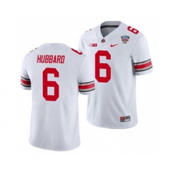 Men's Ohio State Buckeyes Sam Hubbard 2021 Sugar Bowl White Football Jersey
