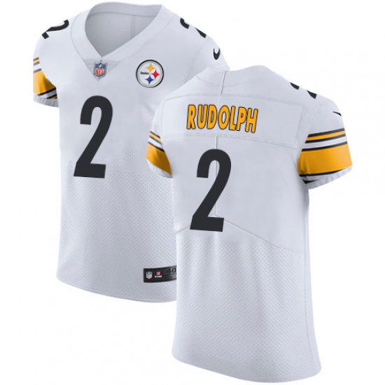 Men's Nike Pittsburgh Steelers #2 Mason Rudolph Game Black Team Color NFL Jersey - Ujersey