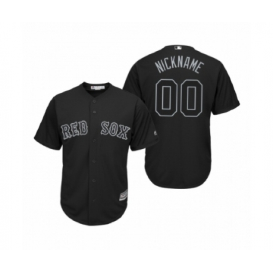 Boston Red Sox Custom Black 2019 Players Weekend Nickname Replica Jersey