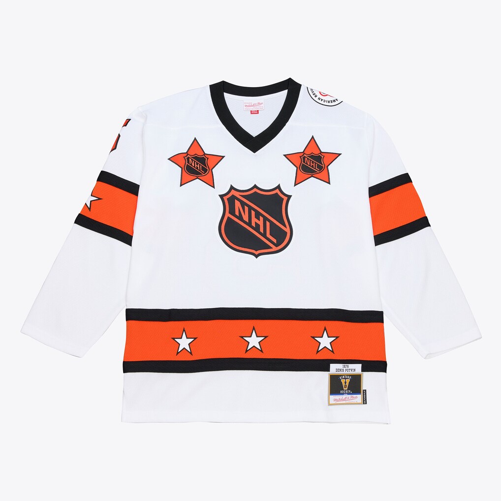 Men's Denis Potvin Mitchell & Ness White 1976 NHL All-Star Game Power Play Jersey - Ujersey