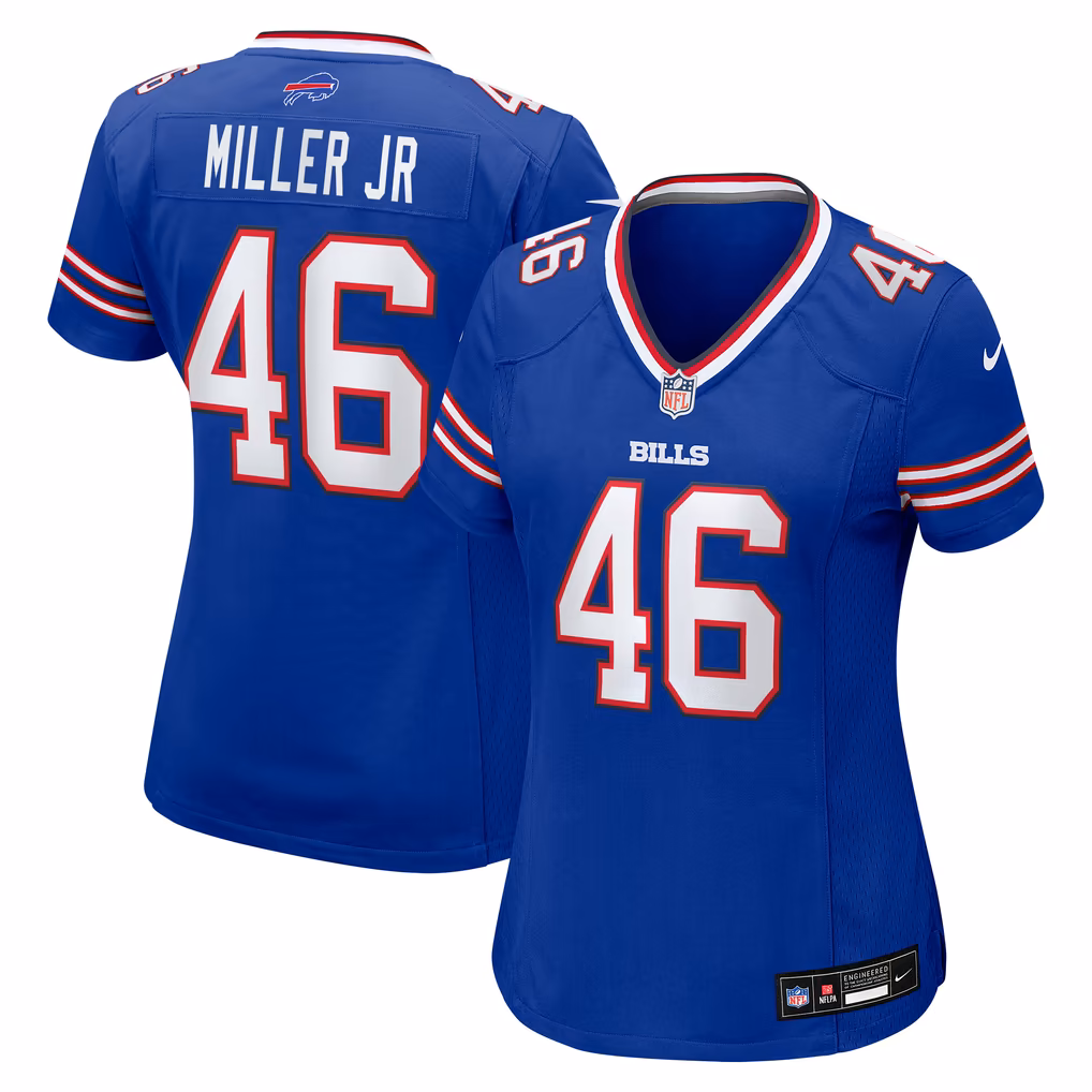 Women's Buffalo Bills DJ Miller Jr. Nike Royal Team Game Jersey - U-jersey