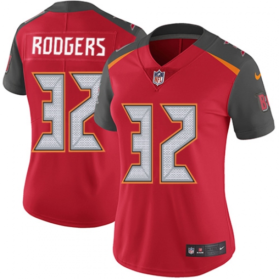 Women's Nike Tampa Bay Buccaneers #32 Jacquizz Rodgers Red Team Color Vapor Untouchable Limited Player NFL Jersey - Ujersey