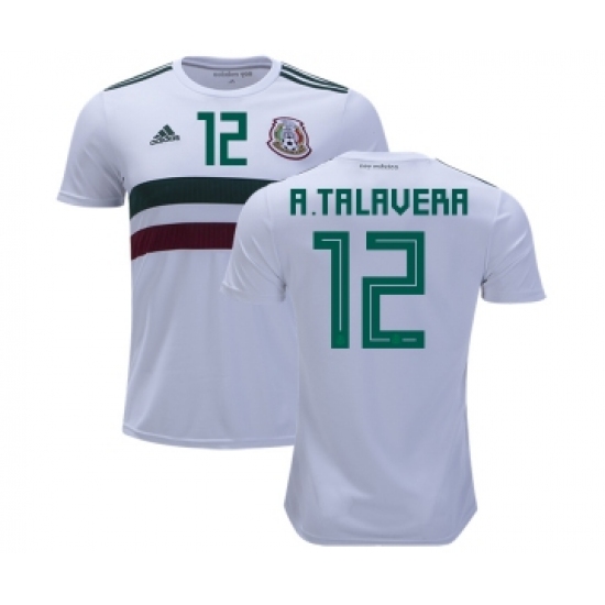 Mexico #12 A.Talavera Away Kid Soccer Country Jersey