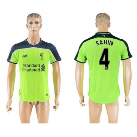 Liverpool #4 Sahin Sec Away Soccer Club Jersey