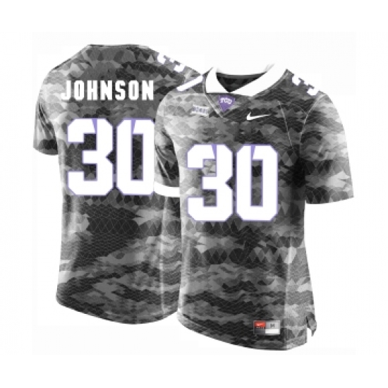 TCU Horned Frogs 30 Denzel Johnson Gray College Football Limited Jersey - Ujersey