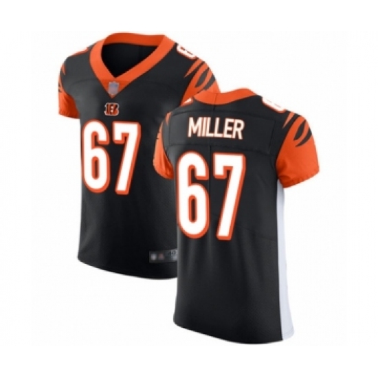 Men's Cincinnati Bengals #67 John Miller Black Team Color Vapor Untouchable Elite Player Football Jersey - Ujersey