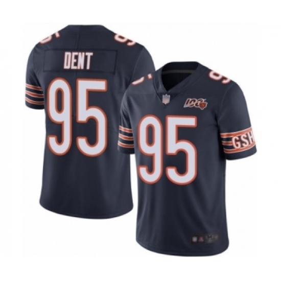 Youth Chicago Bears #95 Richard Dent Navy Blue Team Color 100th Season Limited Football Jersey - Ujersey
