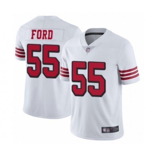 Youth San Francisco 49ers #55 Dee Ford Limited White Rush Vapor Untouchable Football Jersey - Ujersey