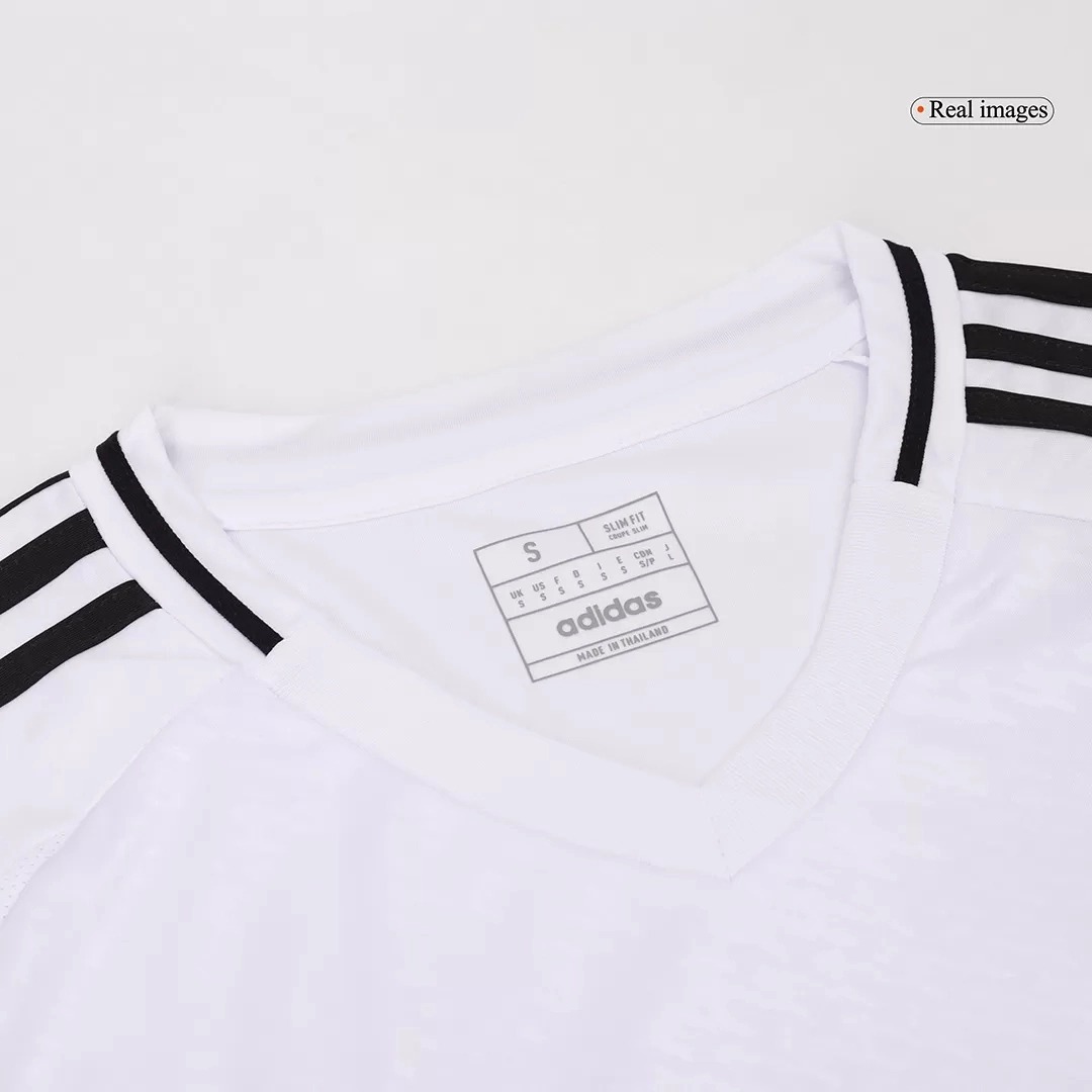 Real Madrid Soccer Jersey Home Custom Long Sleeve Shirt 2024/25 - ujerseystore
