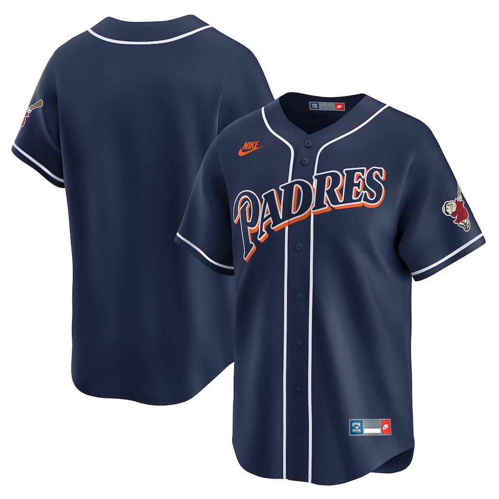 Men's San Diego Padres Nike Navy Cooperstown Collection Limited Jersey