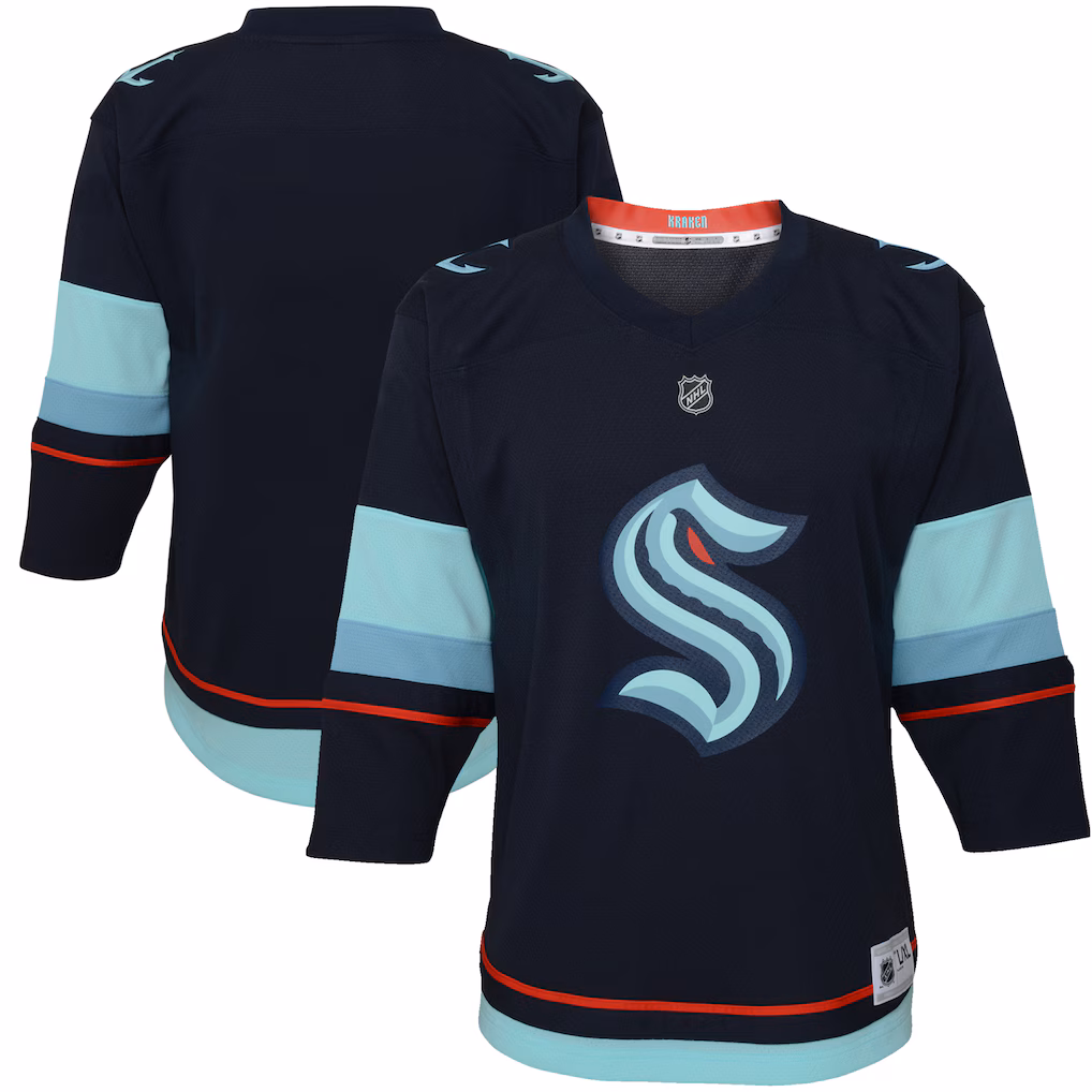 Toddler Seattle Kraken Navy Home Replica Jersey - Ujersey Shop