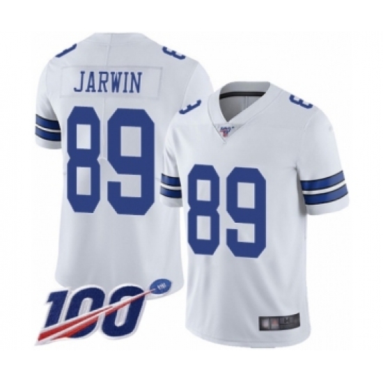 Men's Dallas Cowboys #89 Blake Jarwin White Vapor Untouchable Limited Player 100th Season Football Jersey - Ujersey