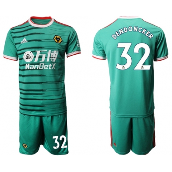 Wolves #32 Dendoncker Third Soccer Club Jersey