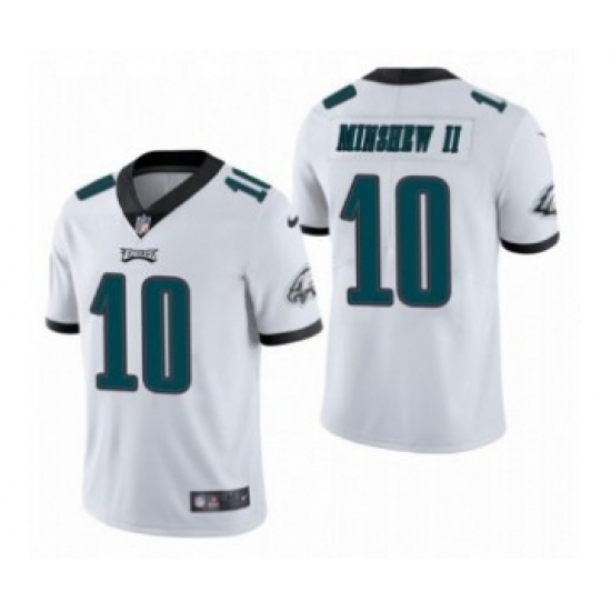 Men's Philadelphia Eagles #10 Gardner Minshew II White Vapor Untouchable Limited Stitched Jersey - Ujersey