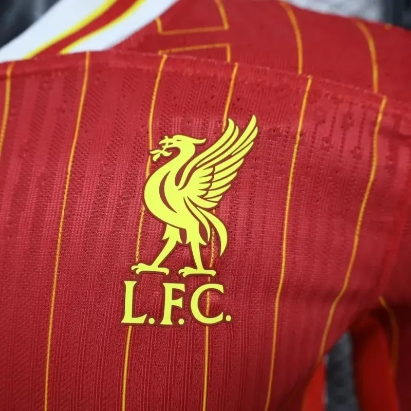 Liverpool Football Jersey Home Long Sleeve Shirt 2024/25