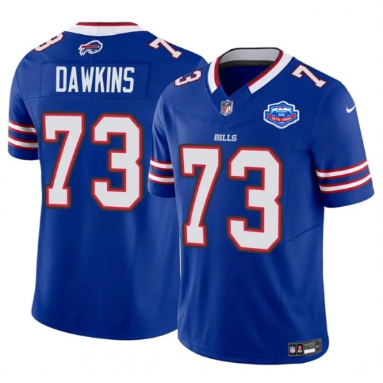 Men's Buffalo Bills #73 Dion Dawkins Blue 2025 F.U.S.E. With Farewell Vapor Untouchable Limited Football Stitched Jersey - Ujersey