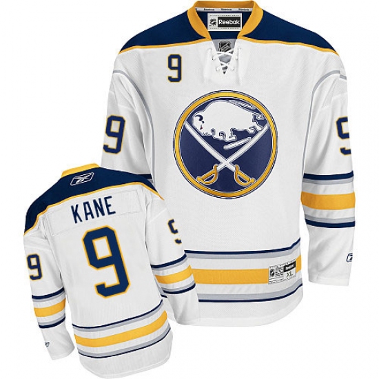 Women's Reebok Buffalo Sabres #9 Evander Kane Authentic White Away NHL Jersey - Ujersey