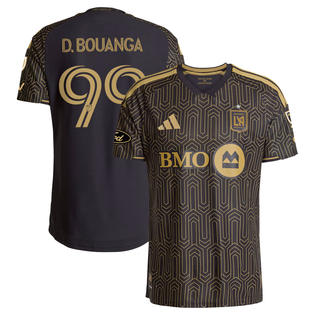 Men's LAFC Denis Bouanga adidas Black 2026 2026 Primary Kit On-Field Authentic Patch Jersey - ujerseystore