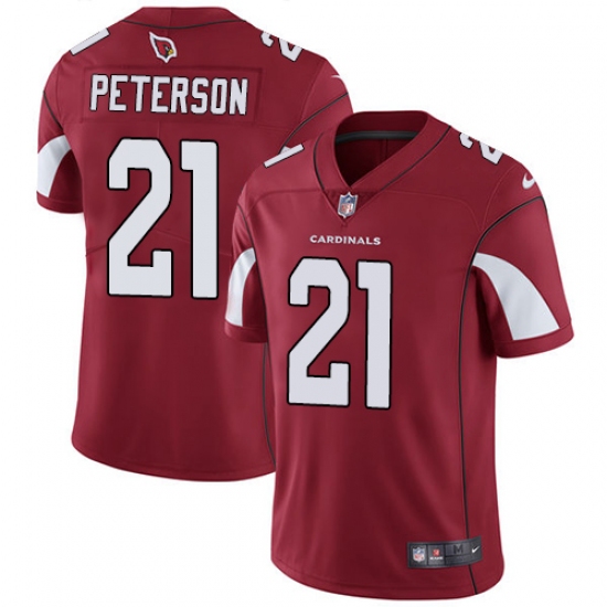 Men's Nike Arizona Cardinals #21 Patrick Peterson Red Team Color Vapor Untouchable Limited Player NFL Jersey - Ujersey