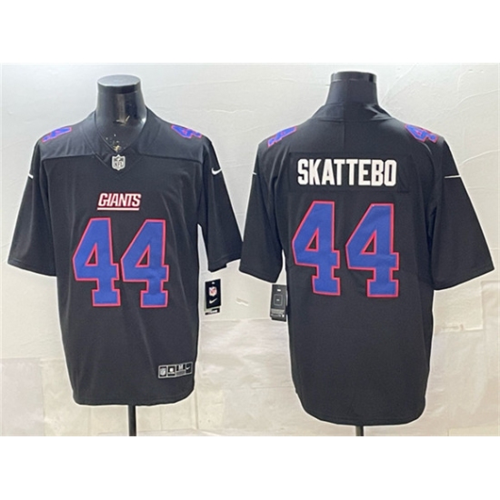 Men's New York Giants #44 Cam Skattebo Black Fashion Vapor Untouchable Limited Football Stitched Jersey - Ujersey