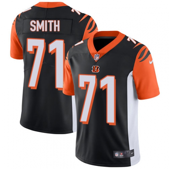 Men's Nike Cincinnati Bengals #71 Andre Smith Vapor Untouchable Limited Black Team Color NFL Jersey - Ujersey