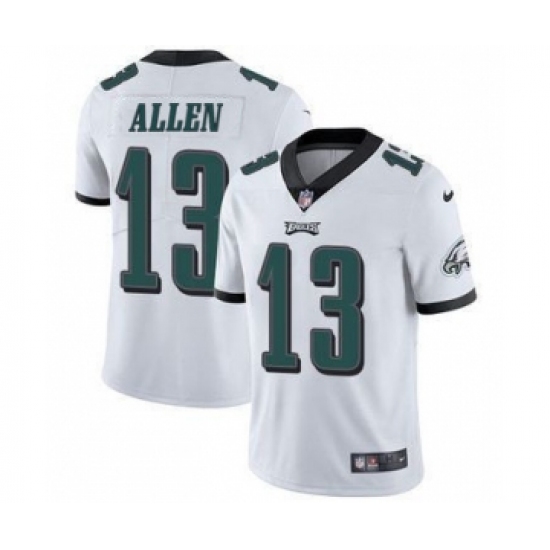 Men's Philadelphia Eagles #13 Devon Allen White Vapor Untouchable Limited Stitched Jersey - Ujersey