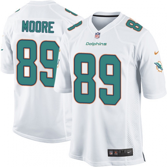 Men's Nike Miami Dolphins #89 Nat Moore Game White NFL Jersey - Ujersey