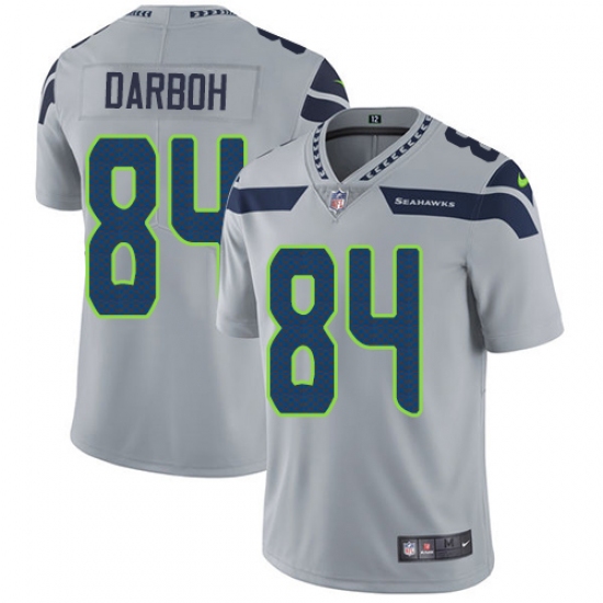 Youth Nike Seattle Seahawks #84 Amara Darboh Elite Grey Alternate NFL Jersey - Ujersey