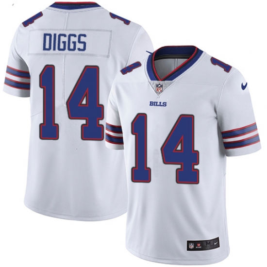 Youth Buffalo Bills #14 Stefon Diggs White Stitched Vapor Untouchable Limited Jersey - Ujersey